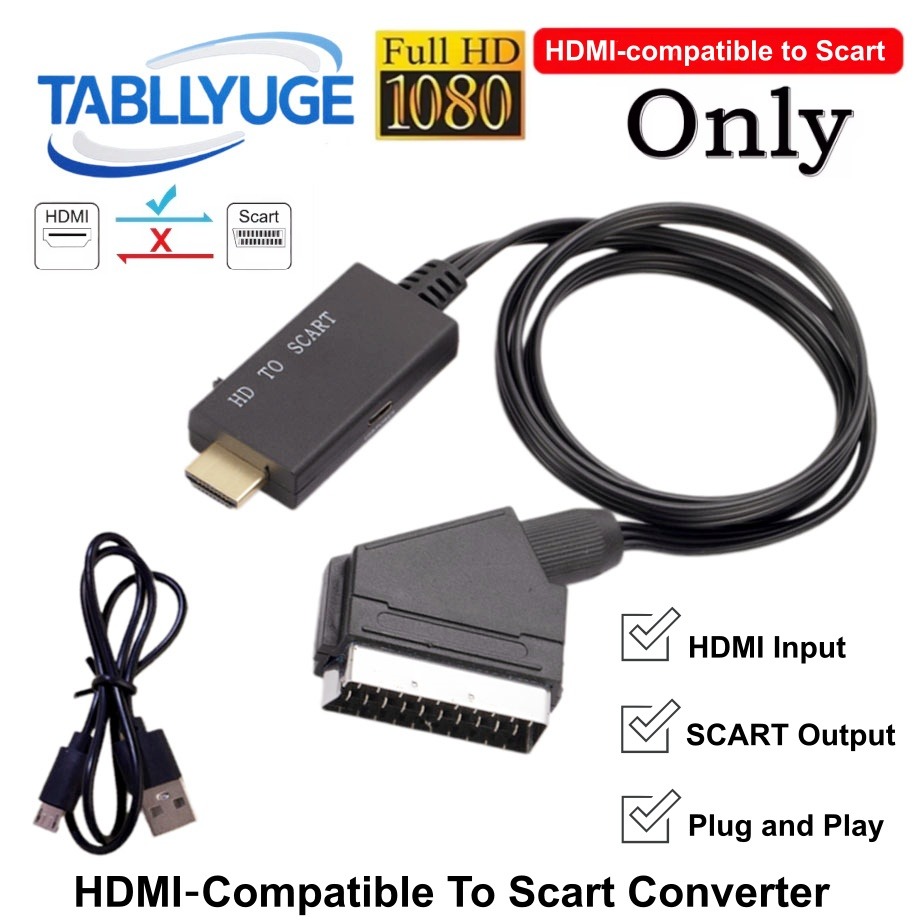 HDMI-compatible to SCART Conve - Scart To Hdmi review and price