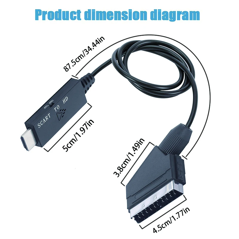 SCART to HDMI‑Compatible Conve - Scart To Hdmi review and price