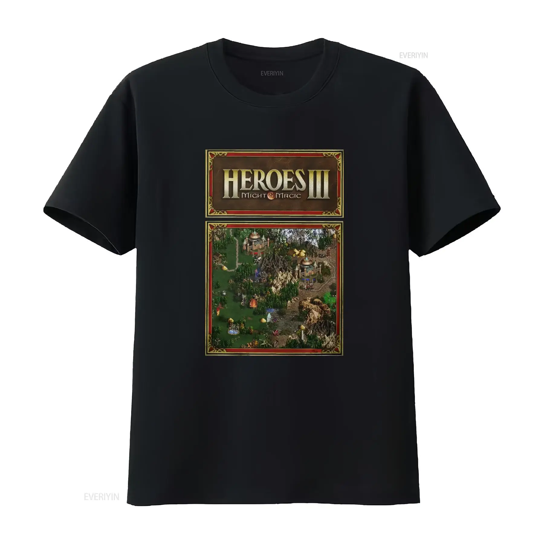 Heroes Map of Might And Magic  - Retro Gaming T Shirt review and price